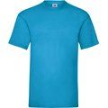 Camiseta hombre algodón cuello redondo Azur Blue S