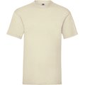 Camiseta hombre algodón cuello redondo Beige M