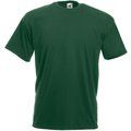 Camiseta hombre algodón cuello redondo Bottle Green S