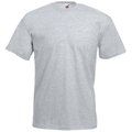 Camiseta hombre algodón cuello redondo Heather Grey 5XL