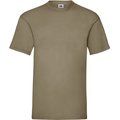 Camiseta hombre algodón cuello redondo Khaki Beige XXL