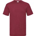 Camiseta hombre algodón cuello redondo Rojo S