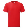 Camiseta hombre algodón peinado Rojo L