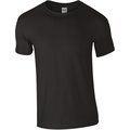 Camiseta hombre algodón preencogido Black S