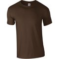 Camiseta hombre algodón preencogido Marrón S