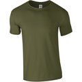 Camiseta hombre algodón preencogido Military Green S