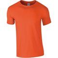 Camiseta hombre algodón preencogido Orange L