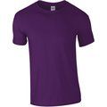 Camiseta hombre algodón preencogido Purple M