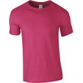 Camiseta hombre algodón preencogido Rosa 3XL