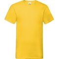 Camiseta hombre cuello de pico Amarillo 3XL