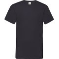 Camiseta hombre cuello de pico Black 3XL