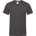 Camiseta hombre cuello de pico Dark Heather Grey S