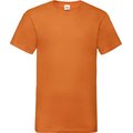 Camiseta hombre cuello de pico Naranja XL