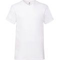 Camiseta hombre cuello de pico White 4XL