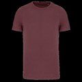 Camiseta hombre cuello redondo algodón 100% Vintage Marsala XL