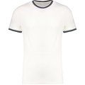 Camiseta hombre con cuello redondo Blanco 3XL