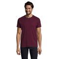 Camiseta Hombre Tubular 100% Algodón Burgundy L