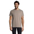 Camiseta Hombre Tubular 100% Algodón Gris Claro L