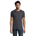 Camiseta Hombre Tubular 100% Algodón Gris Ratón XXL