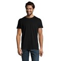 Camiseta Hombre Tubular 100% Algodón Negro Profundo 5XL