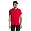 Camiseta Hombre Tubular 100% Algodón Rojo S