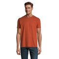 Camiseta Hombre Tubular 100% Algodón Terracota L