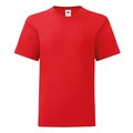 Camiseta infantil 100% algodón Red 3/4 ans