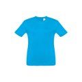 Camiseta Infantil Algodón 100% Azul aqua 2