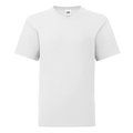 Camiseta infantil algodón corte básico White 7/8 ans