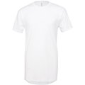 Camiseta larga para hombre Blanco L