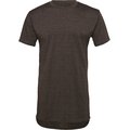 Camiseta larga para hombre Gris L