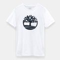 Camiseta con Logo de árbol White L