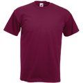 Camiseta manga corta algodón Burgundy L