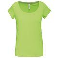 Camiseta manga corta algodón mujer Lime S