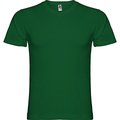 Camiseta manga corta escote en pico tubular VERDE BOTELLA 3XL