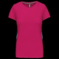 Camiseta manga corta mujer algodón Fuchsia 3XL