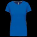 Camiseta manga corta mujer algodón Light Royal Blue S