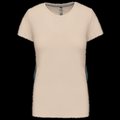 Camiseta manga corta mujer algodón Light Sand L