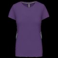 Camiseta manga corta mujer algodón Purple M