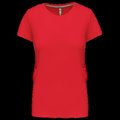 Camiseta manga corta mujer algodón Red XXL