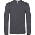 Camiseta manga larga hombre algodón DARK GREY M