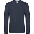 Camiseta manga larga hombre algodón Navy 4XL