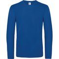 Camiseta manga larga hombre algodón Royal Blue L