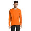 Camiseta Manga Larga Hombre Naranja L