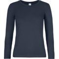 Camiseta manga larga mujer algodón Navy XL