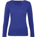 Camiseta manga larga mujer punto jersey Azul S