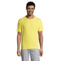 Camiseta Manga Raglán Transpirable Amarillo 3XL