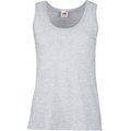 Camiseta sin mangas entallada Heather Grey M