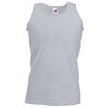 Camiseta sin mangas hombre algodón Gris M