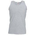 Camiseta sin mangas hombre algodón Heather Grey M